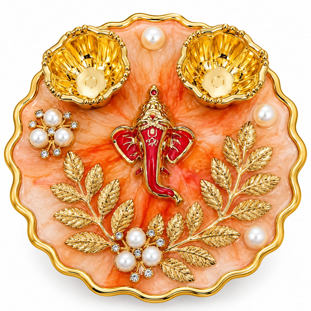 Resin Mini Pooja Thali 