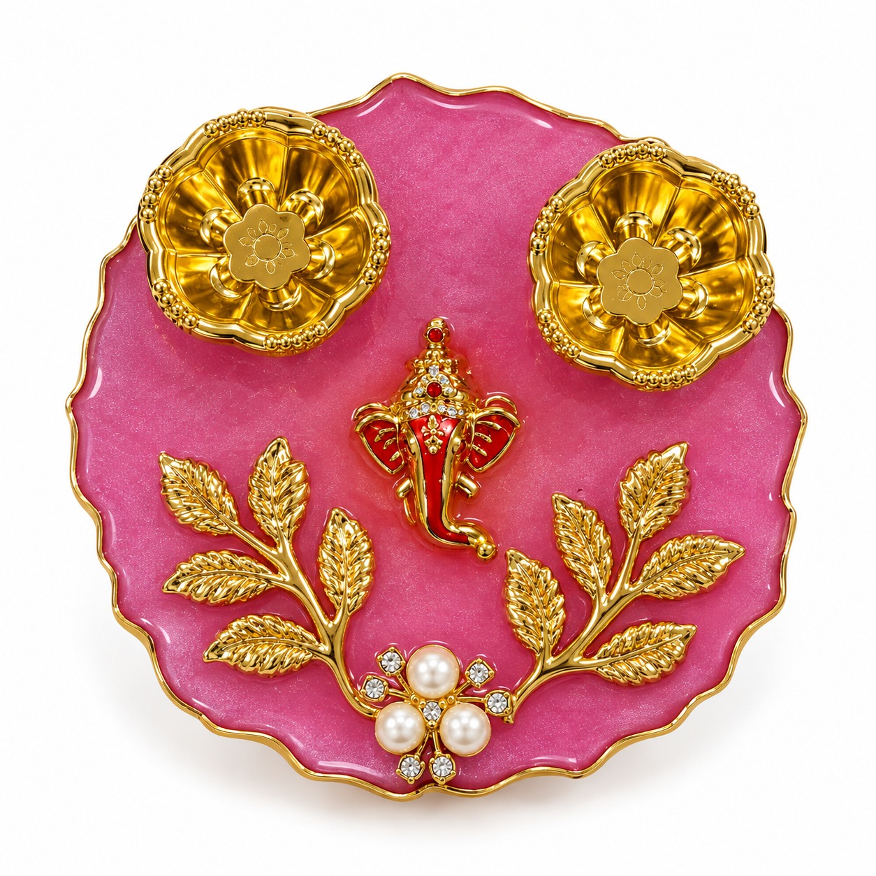 Resin Mini Pooja Thali 