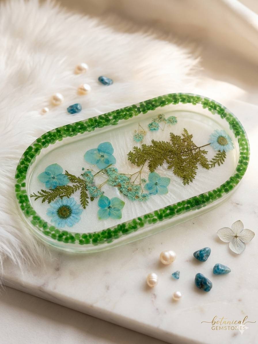  Bloom Vanity Resin Tray