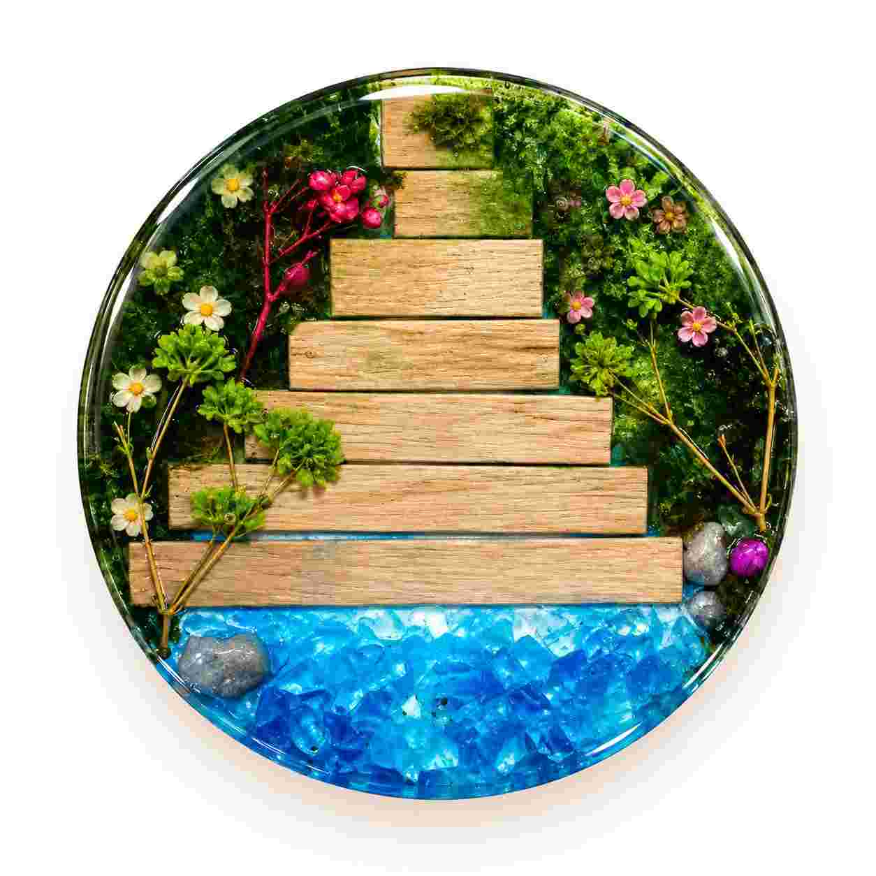 Resin Luxury Tea Coaster (6 Pcs)