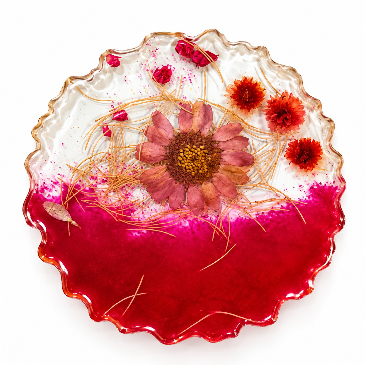 Resin Luxury Tea Coaster (6 Pcs)