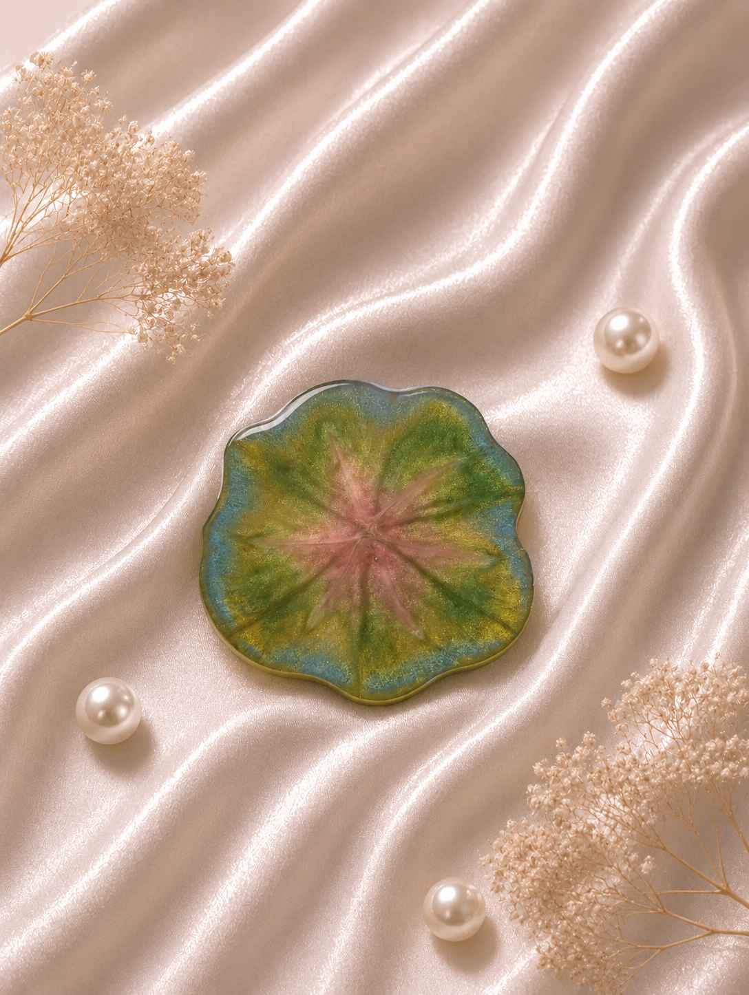 Resin Luxury Tea Coaster (6 Pcs)