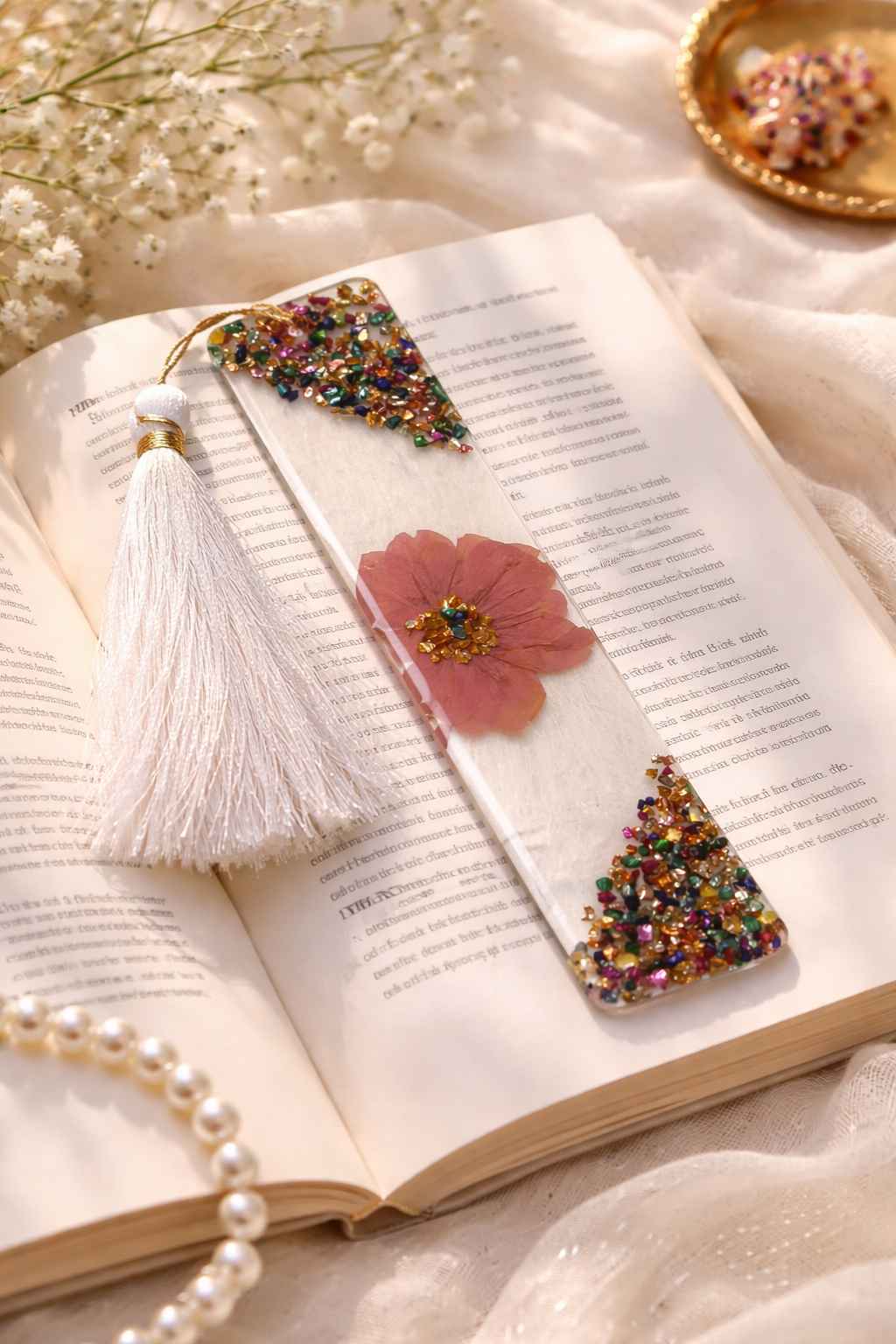 Luxury Handcrafted Resin Bookmark