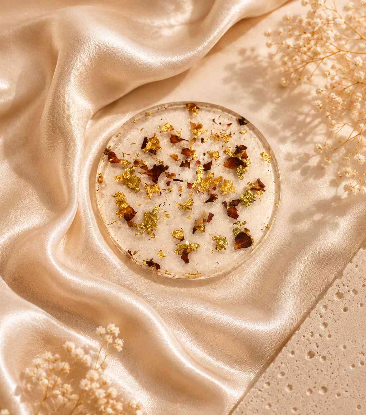 Resin Luxury Tea Coaster (6 Pcs)