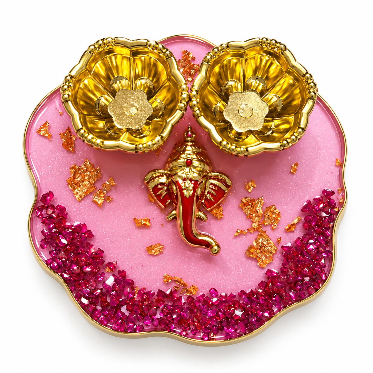 Resin Mini Pooja Thali 