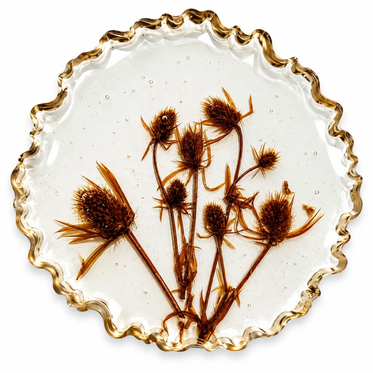Resin Luxury Tea Coaster (6 Pcs)