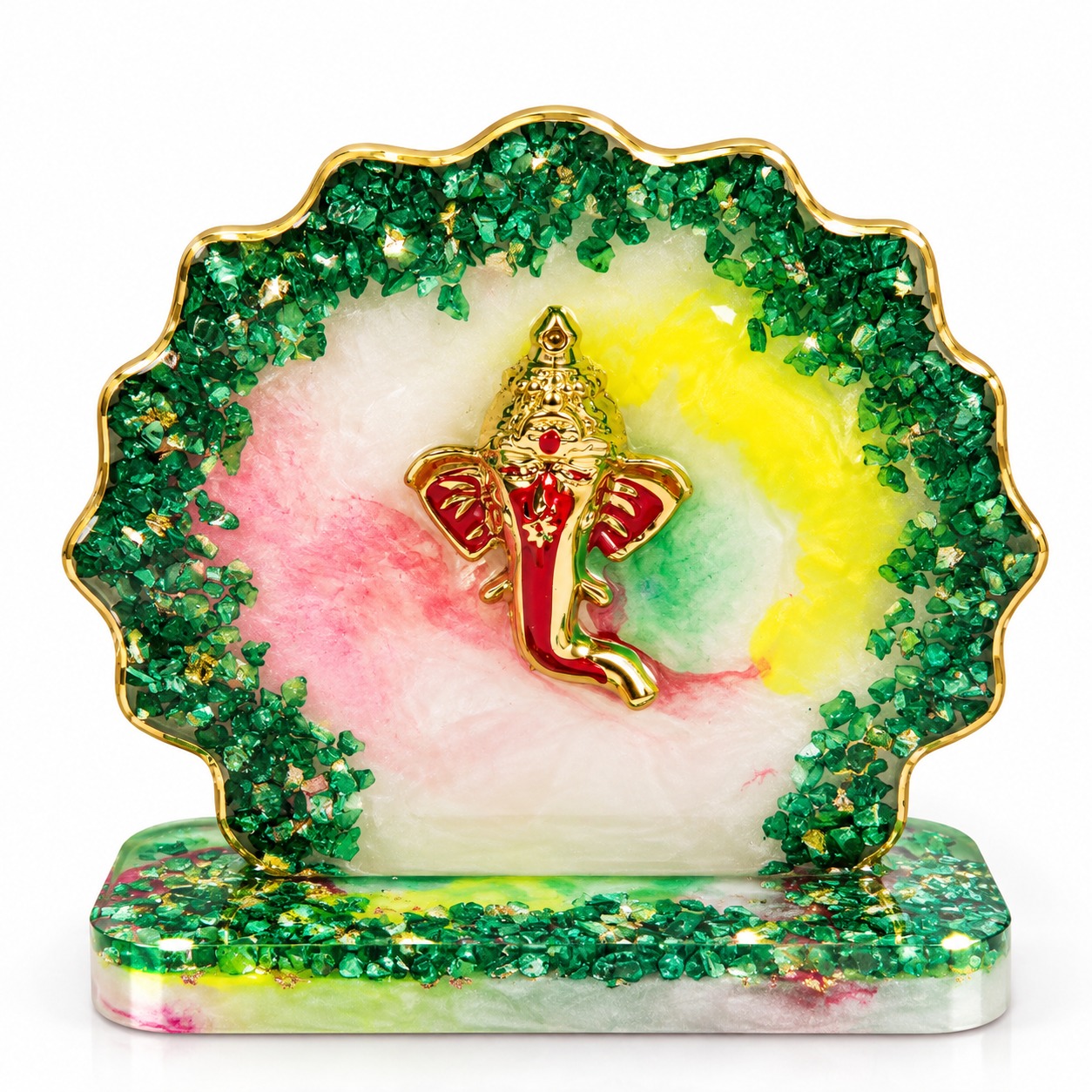 Lord Ganesha Resin Showpiece