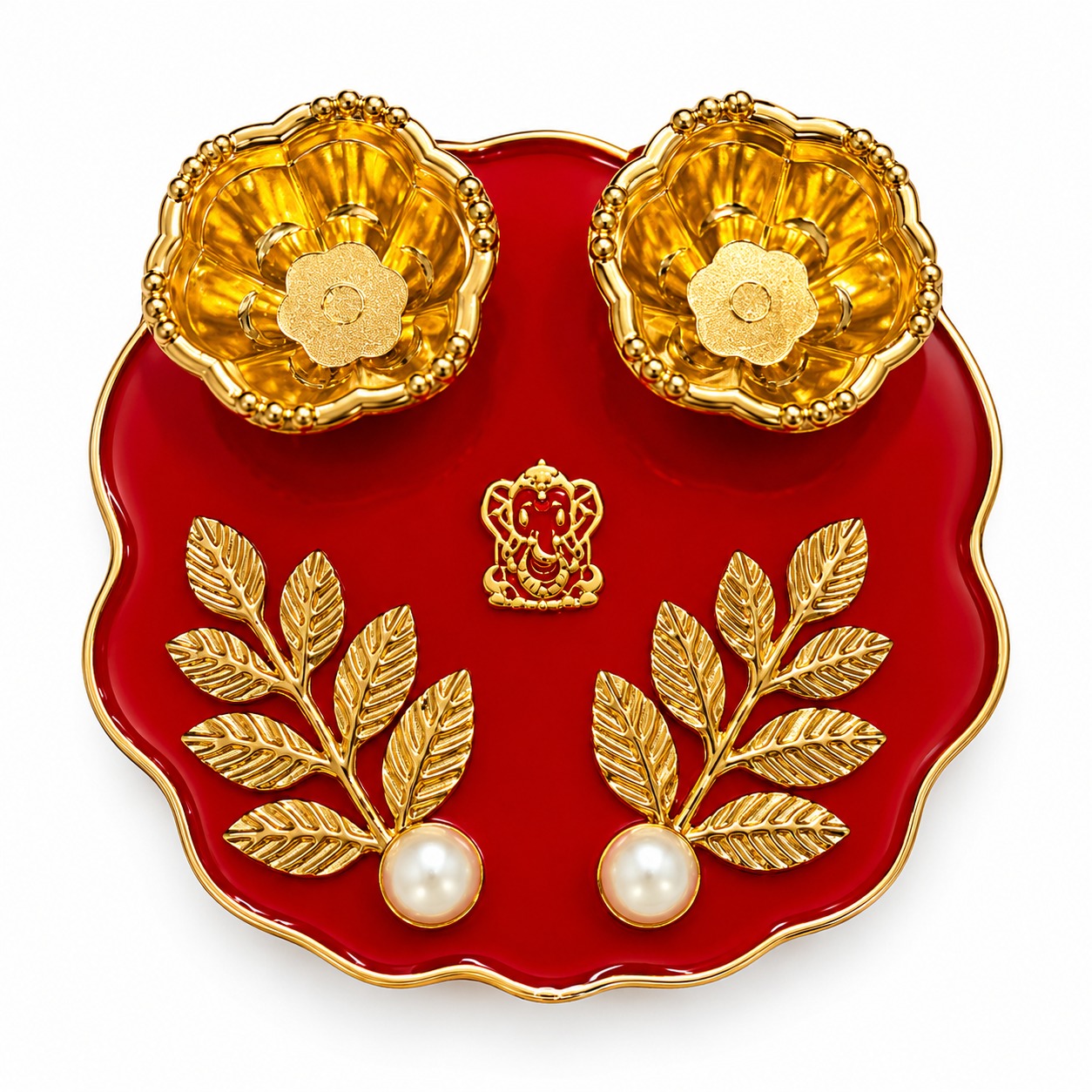Resin Mini Pooja Thali 
