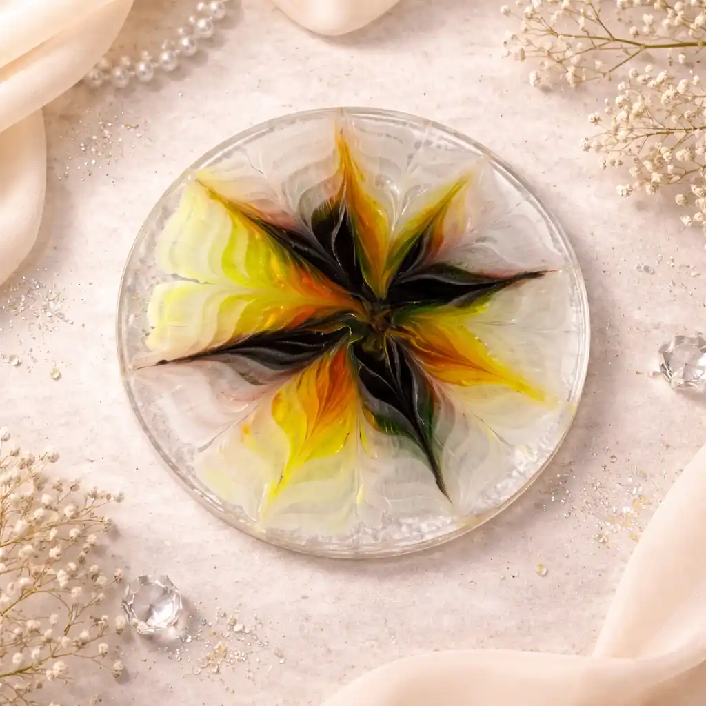 Resin Luxury Tea Coaster (6 Pcs)