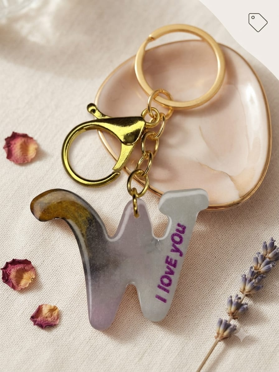 Resin Luxury Keychain