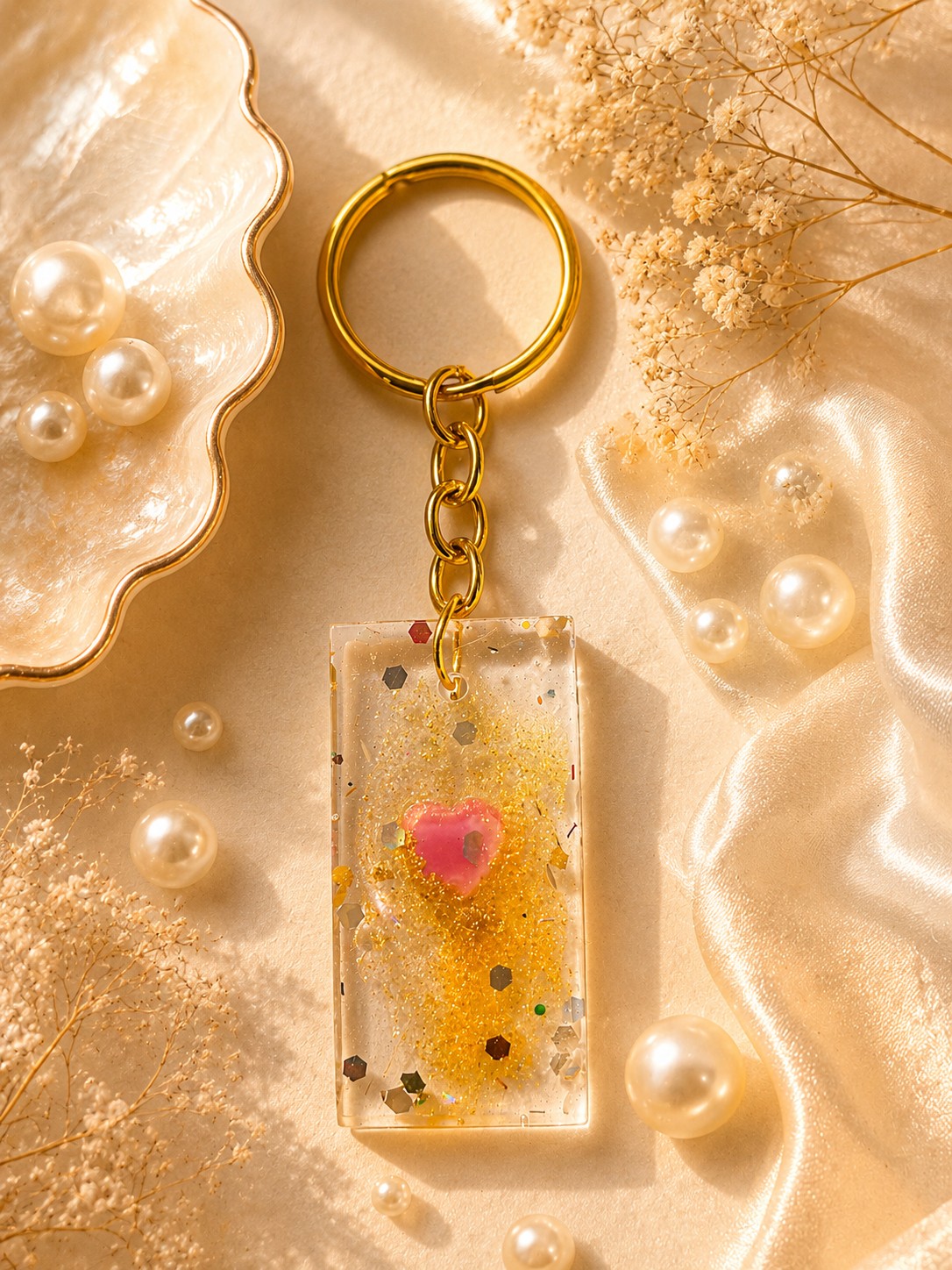 Resin Luxury Keychain