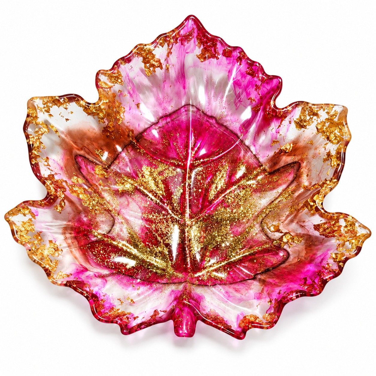 LUXURY RESIN LEAF PLATE