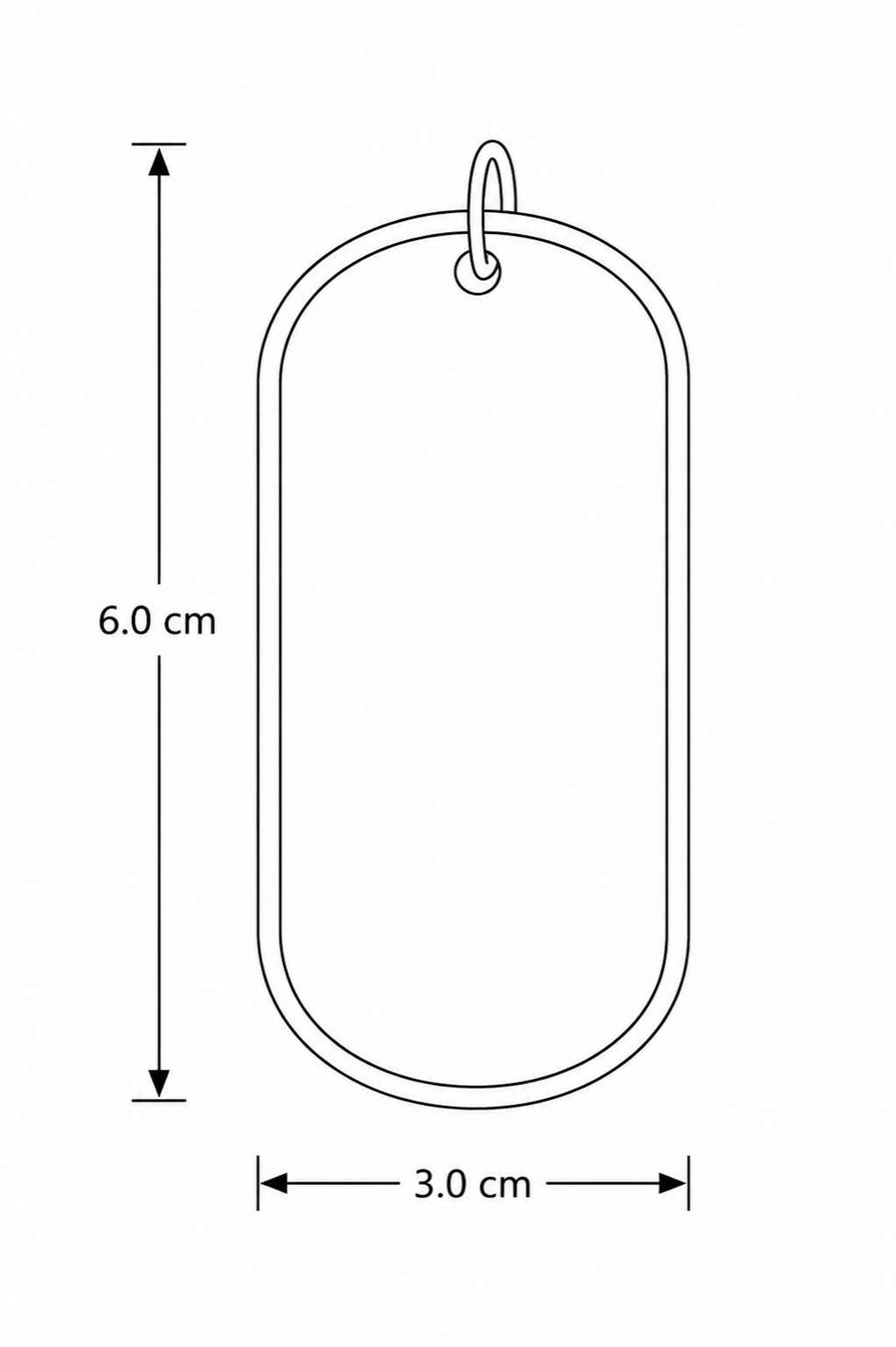 Luxury Jumbo Keychain
