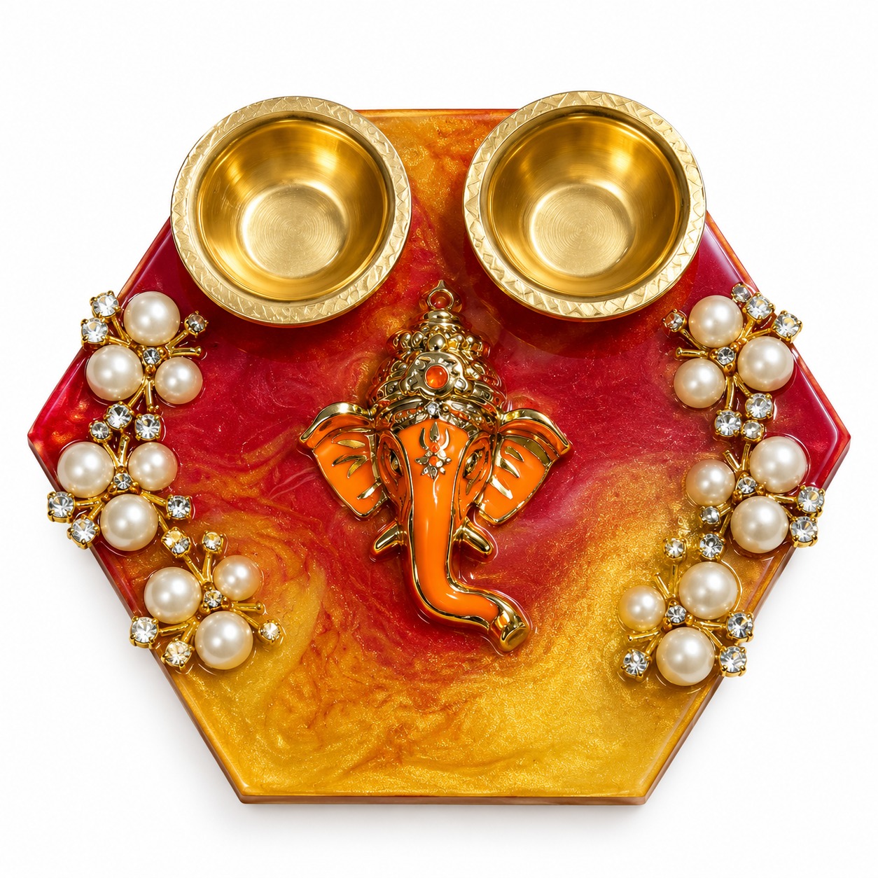 Resin Mini Pooja Thali 