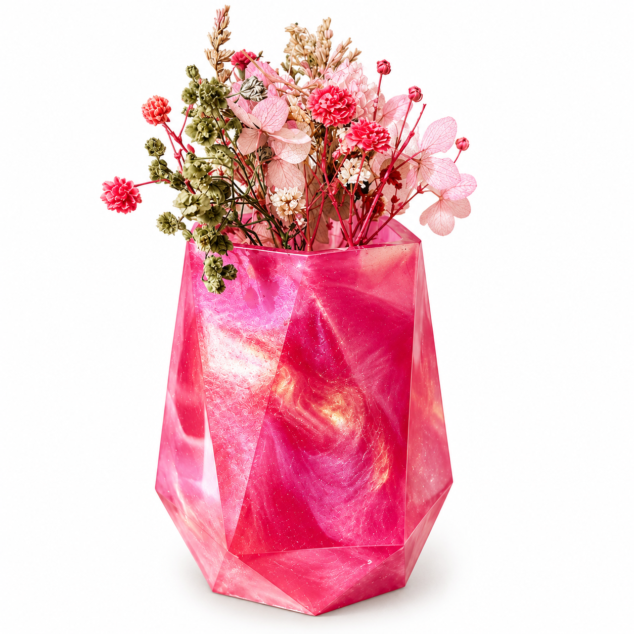 Luxury  Resin Flower Pot / Pen POT / Multipurpose Use