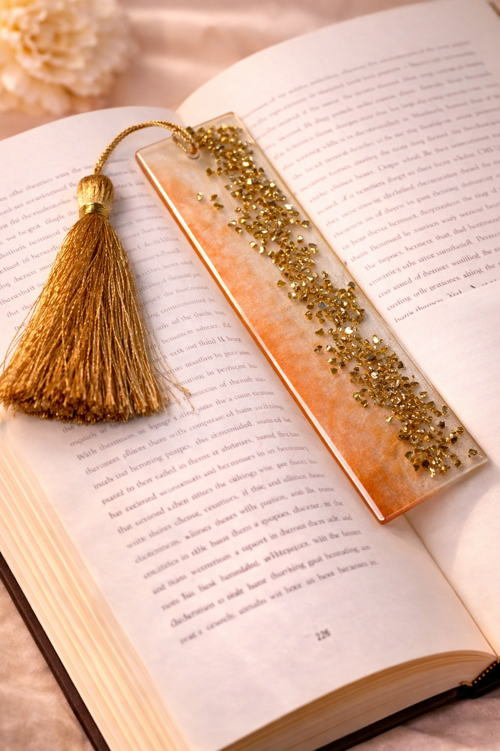 Luxury Handcrafted Resin Bookmark