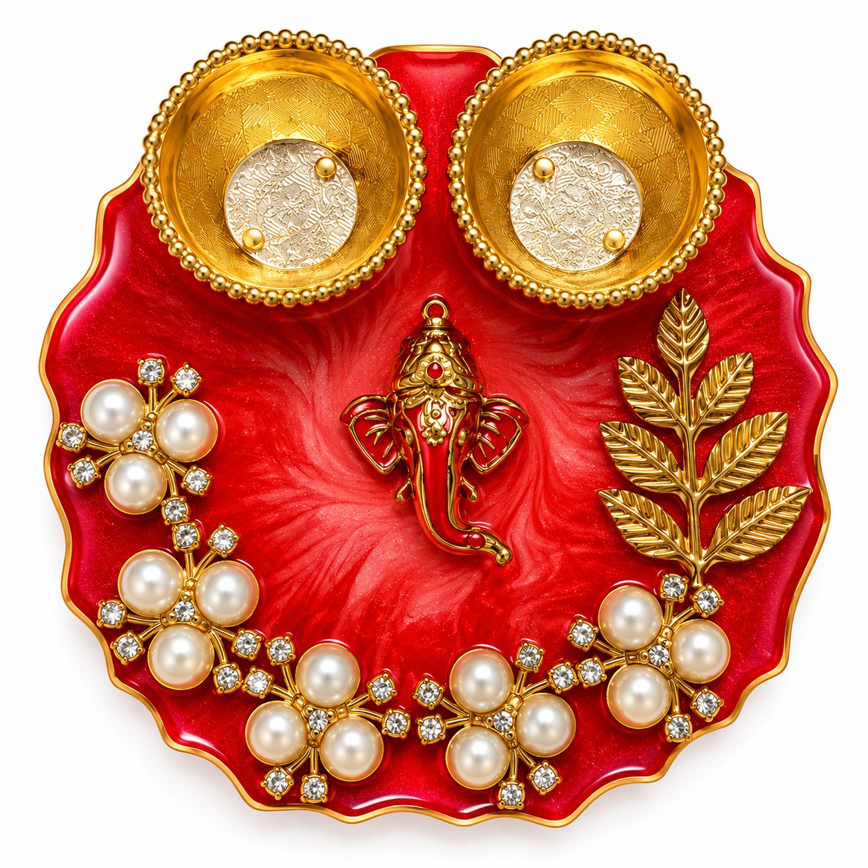 Resin Mini Pooja Thali 