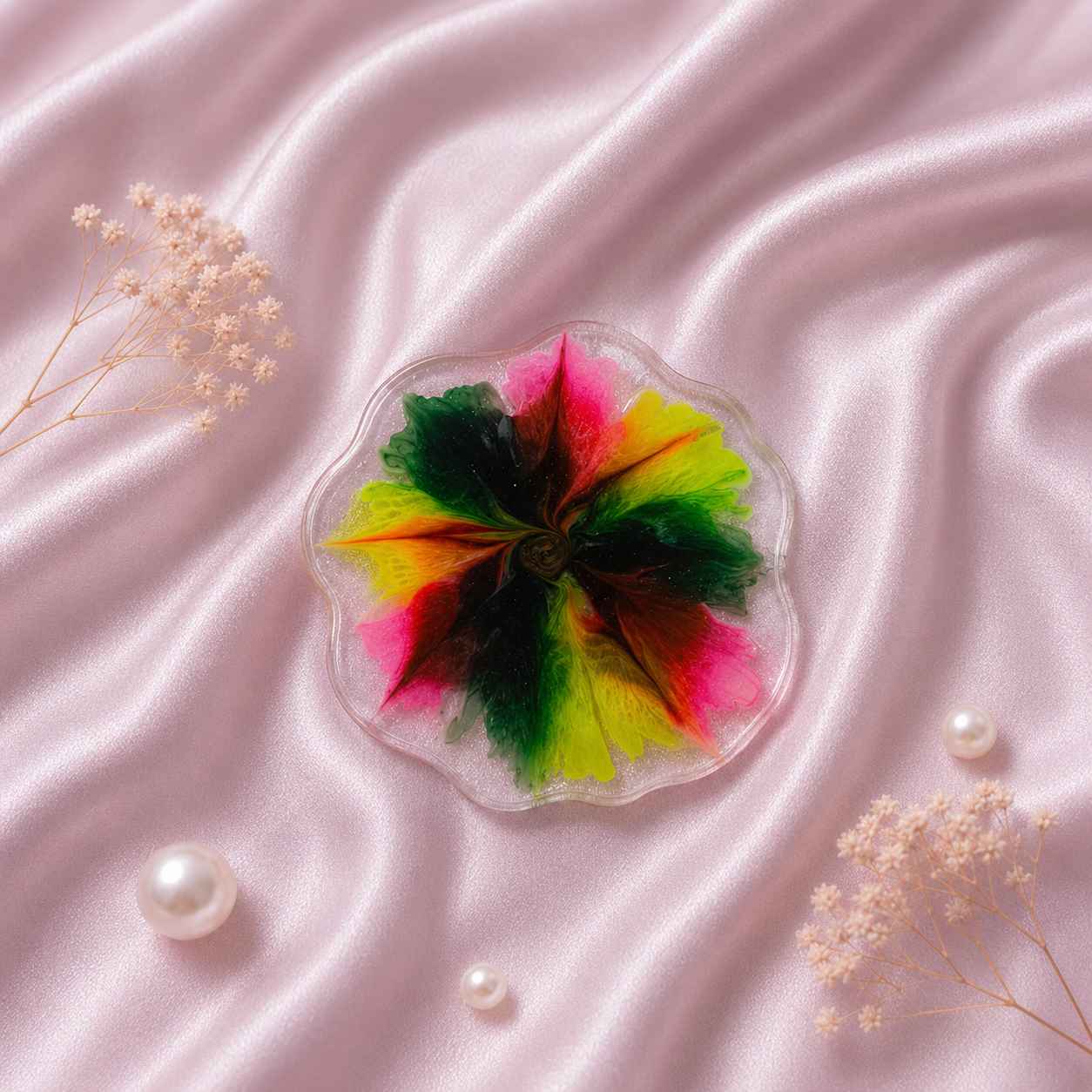 Resin Luxury Tea Coaster (6 Pcs)
