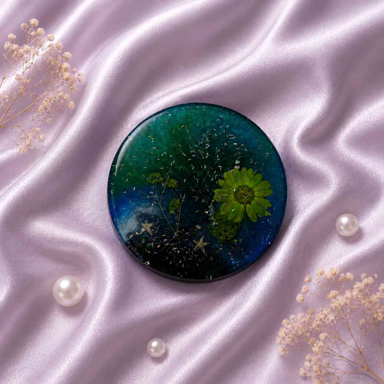 Resin Luxury Tea Coaster (6 Pcs)