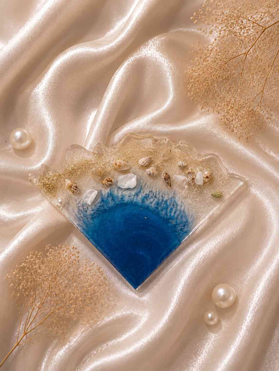 Resin Luxury Tea Coaster (6 Pcs)