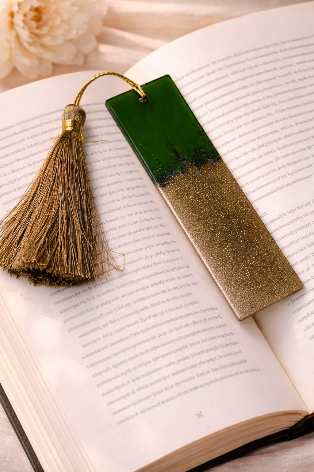 Luxury Handcrafted Resin Bookmark