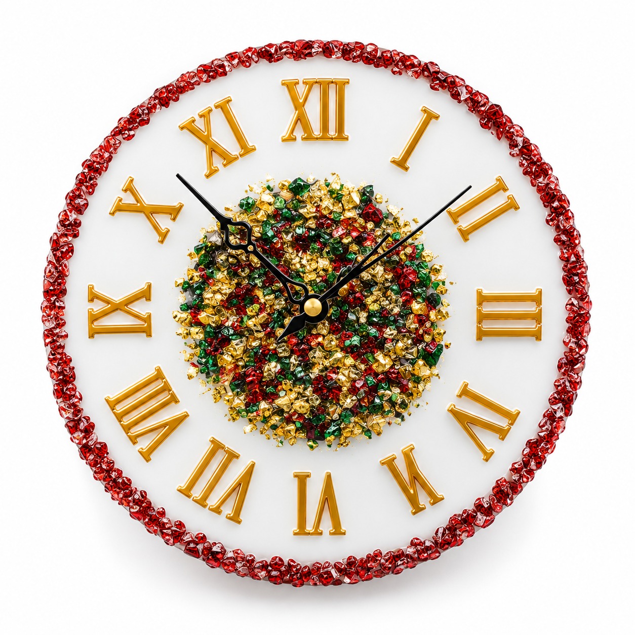 Handmade Resin Wall Clock