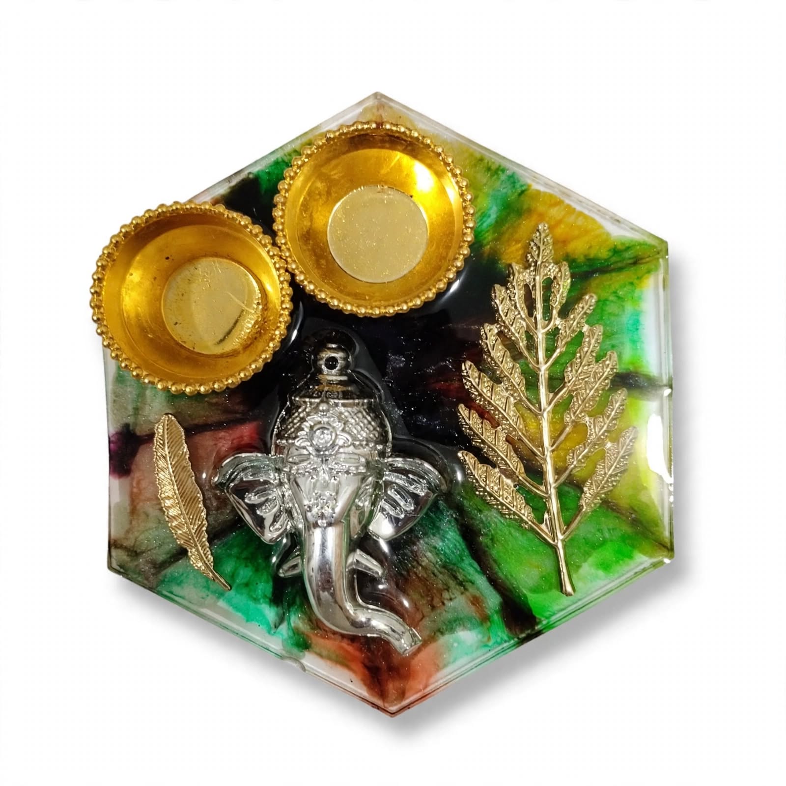 Resin Mini Pooja Thali 