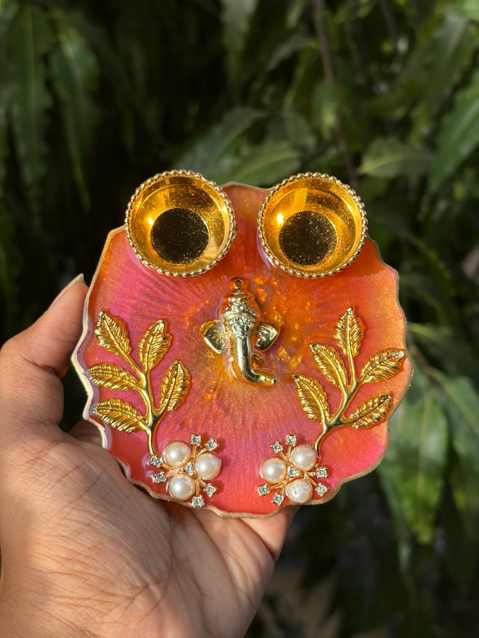 Resin Mini Pooja Thali 
