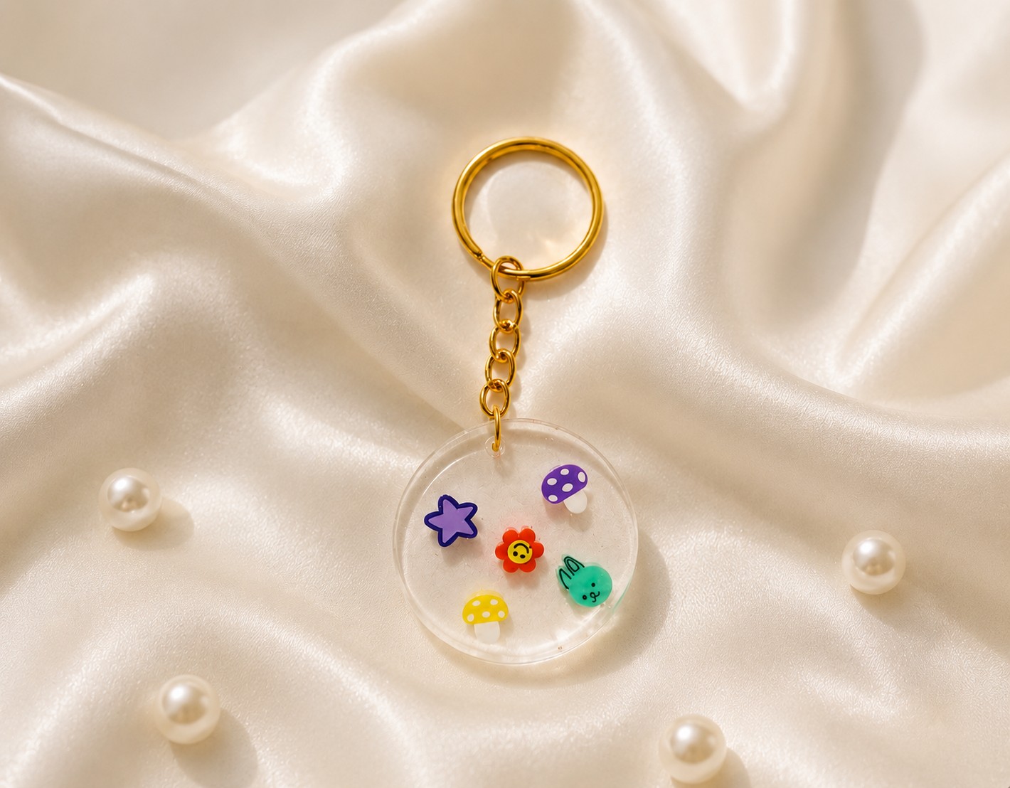 Resin Luxury Keychain