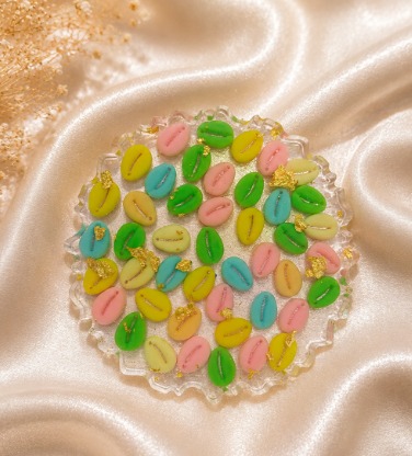 Resin Luxury Tea Coaster (6 Pcs)