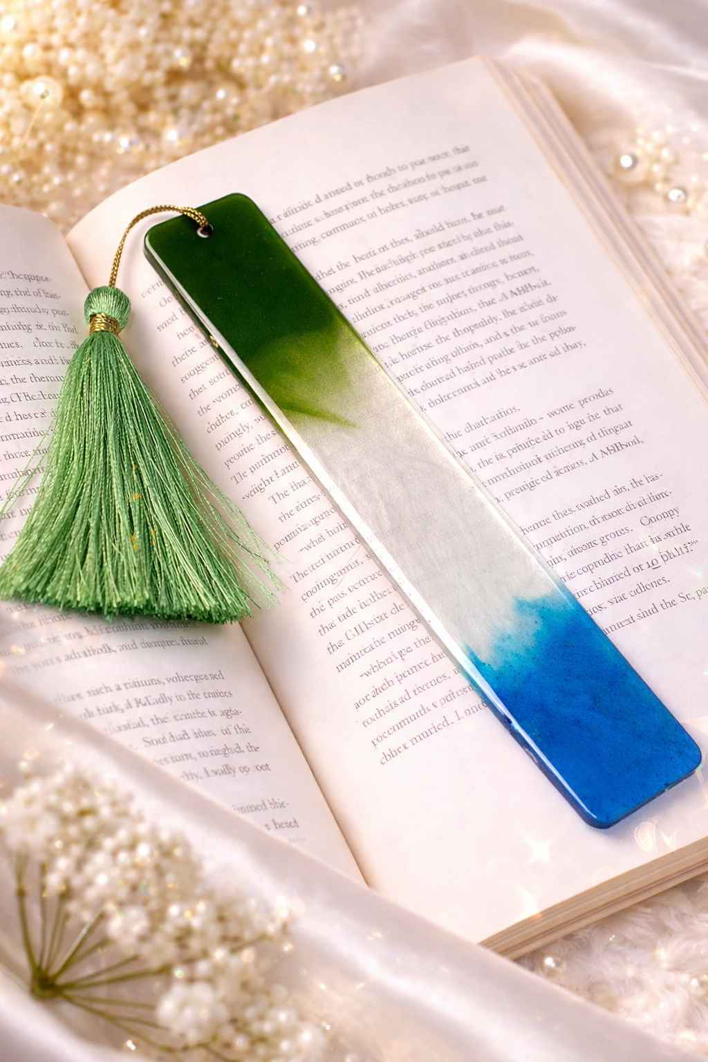 Luxury Handcrafted Resin Bookmark