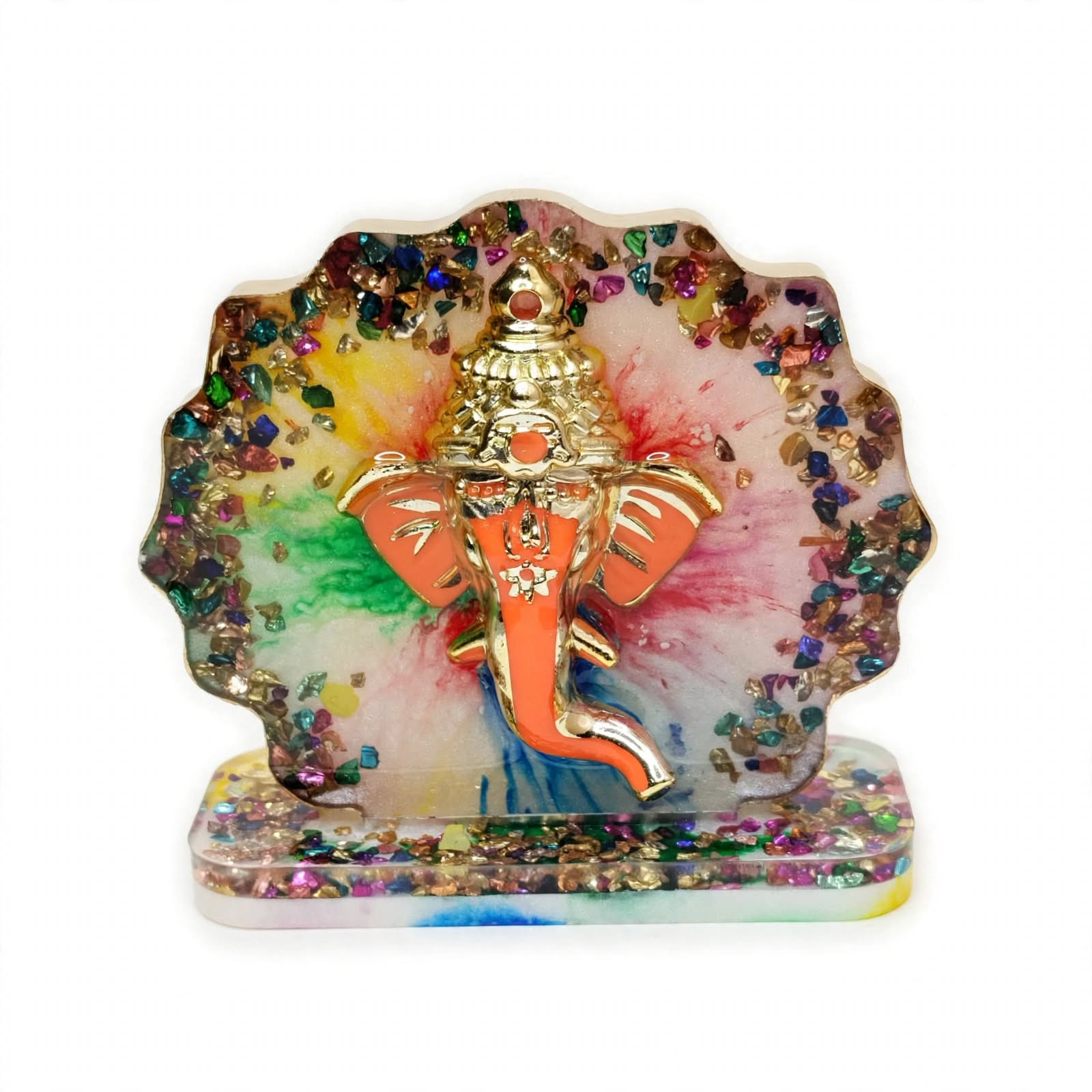 Lord Ganesha Resin Showpiece