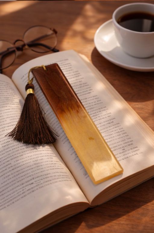 Luxury Handcrafted Resin Bookmark