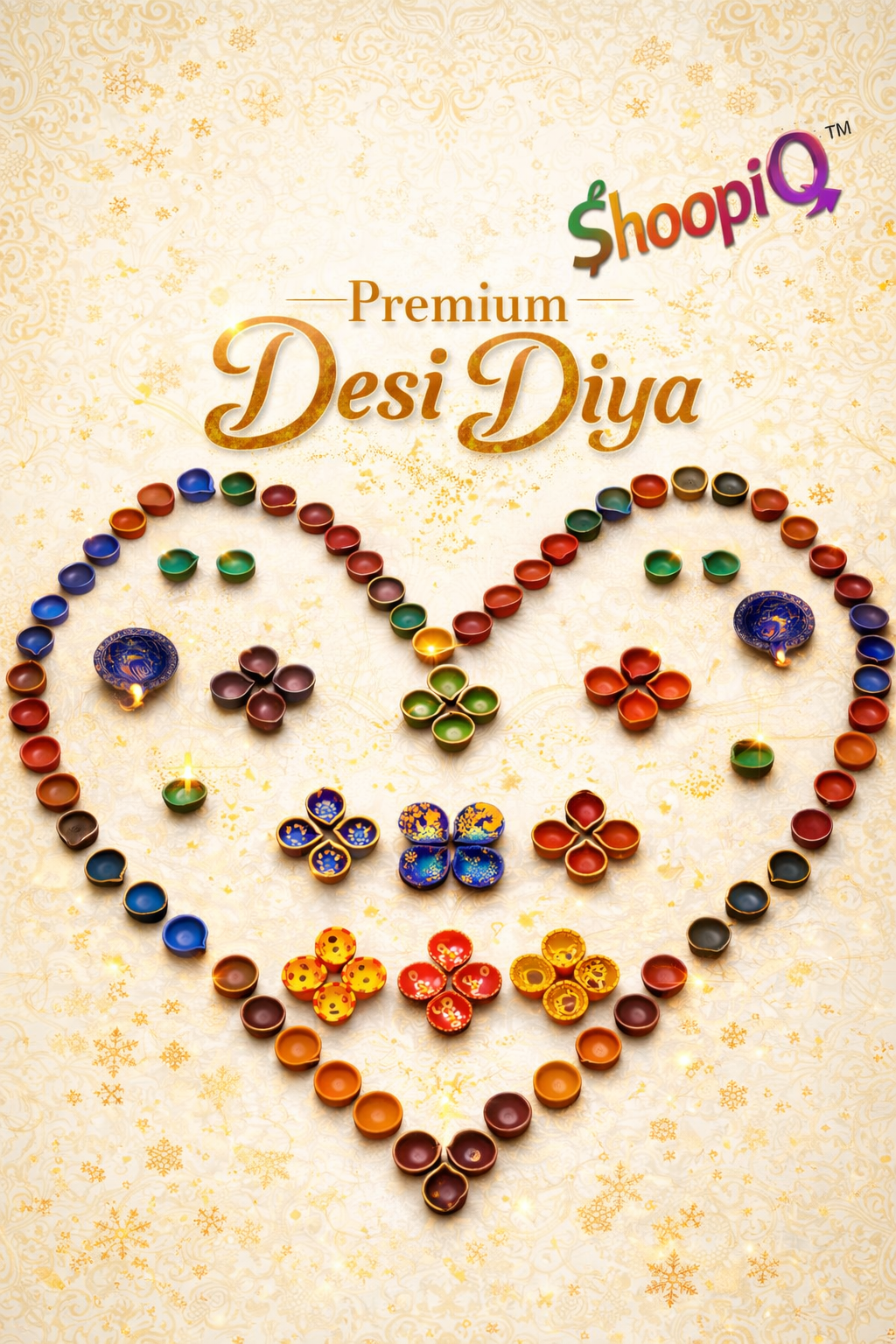 Premium Desi Diya (4Pcs) SET