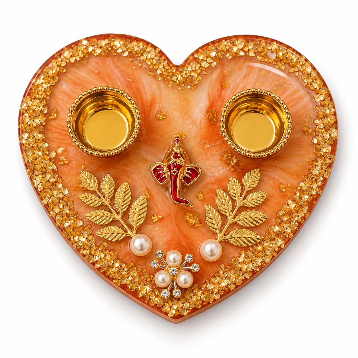 Resin Luxury Mini Pooja Thali 
