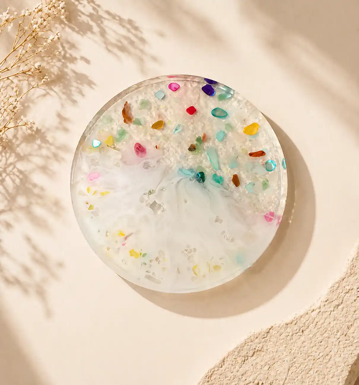 Resin Luxury Tea Coaster (6 Pcs)