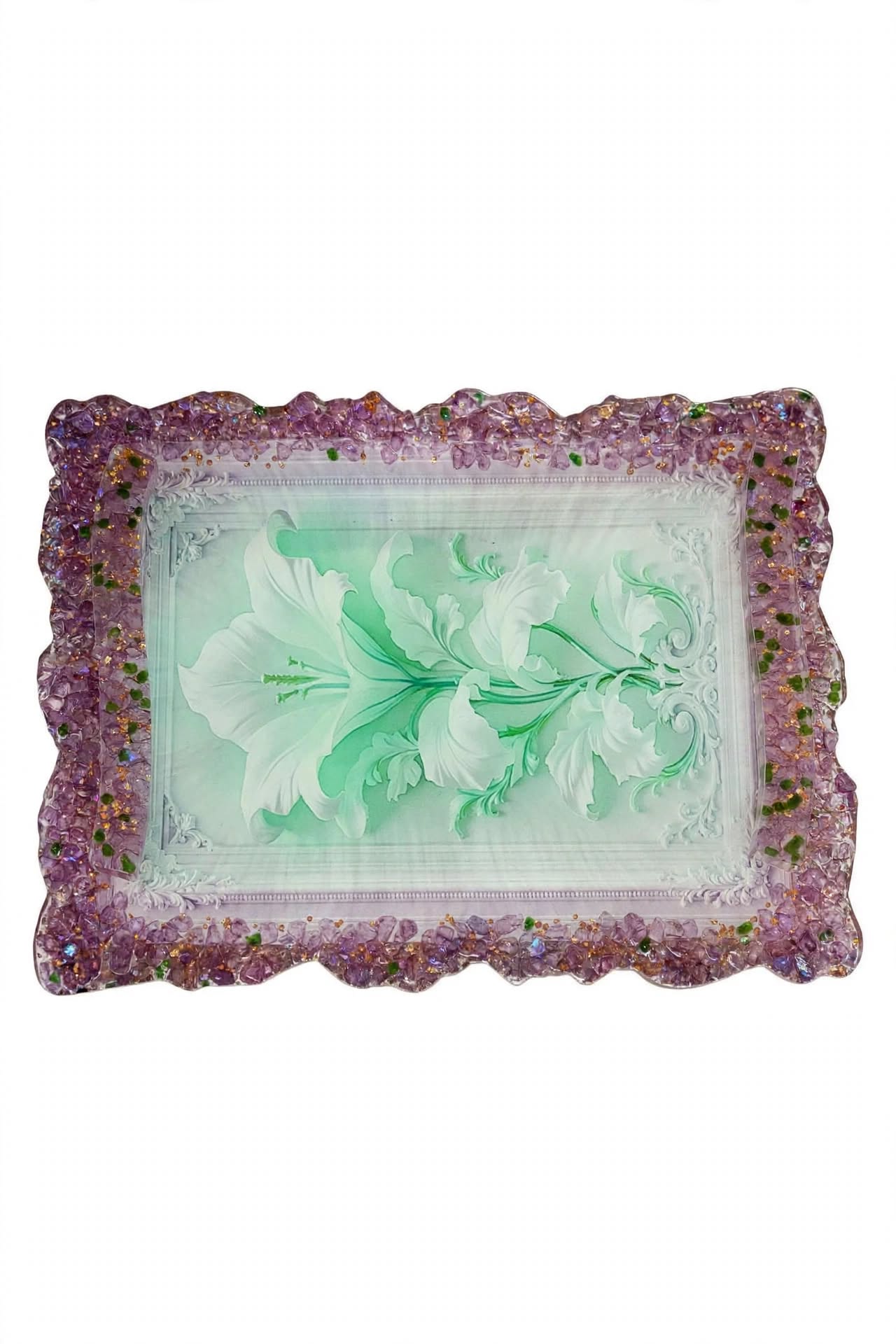Luxury Handmade Epoxy Resin Tray