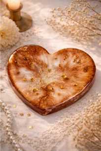 Personalized Resin Heart Keepsake