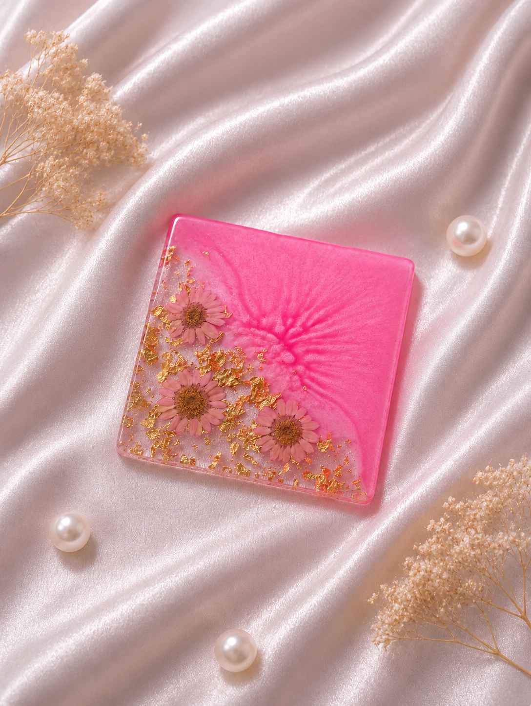 Resin Luxury Tea Coaster (6 Pcs)