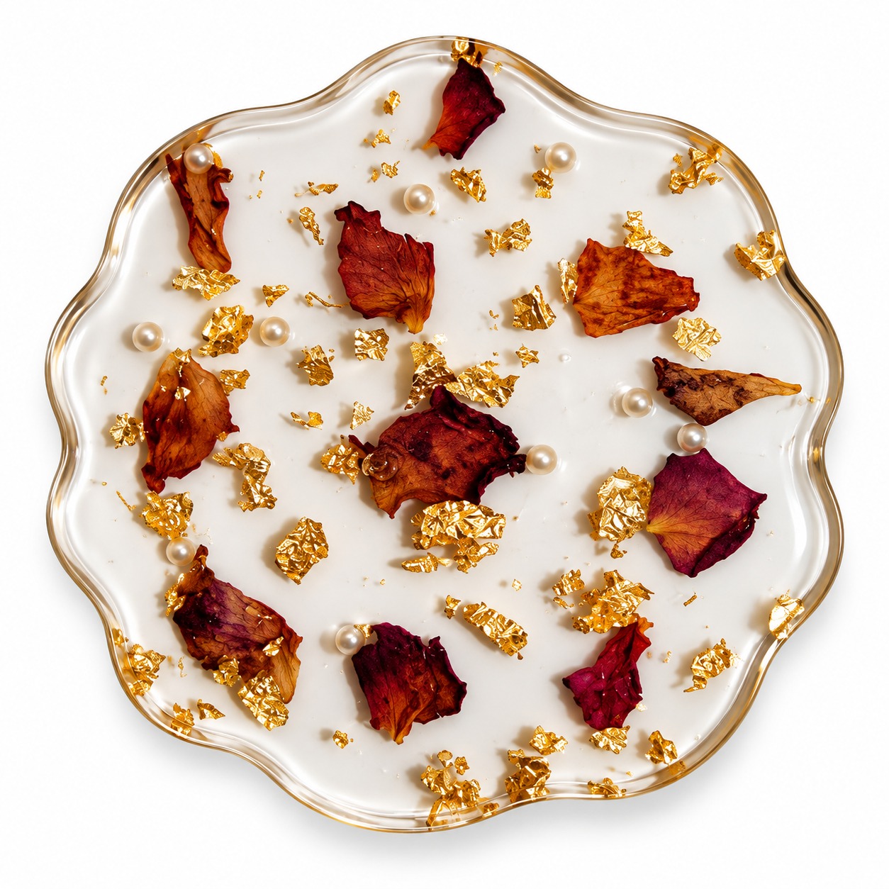 Resin Luxury Tea Coaster (6 Pcs)
