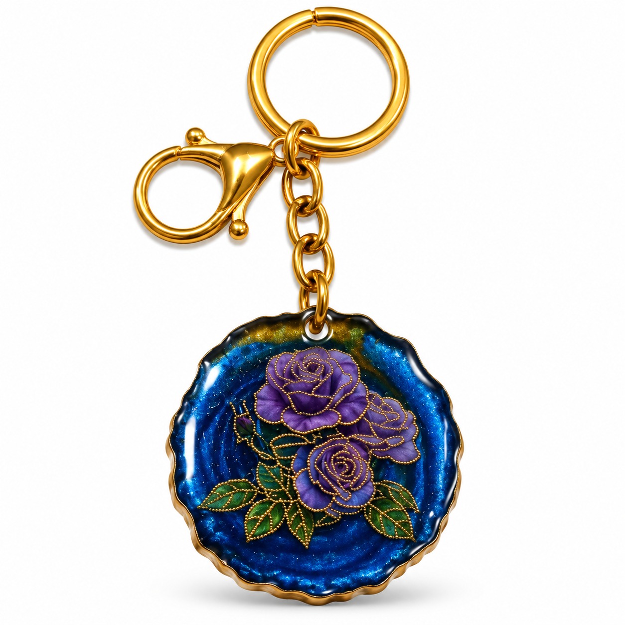 Resin Luxury Keychain