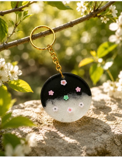 Resin Luxury Keychain