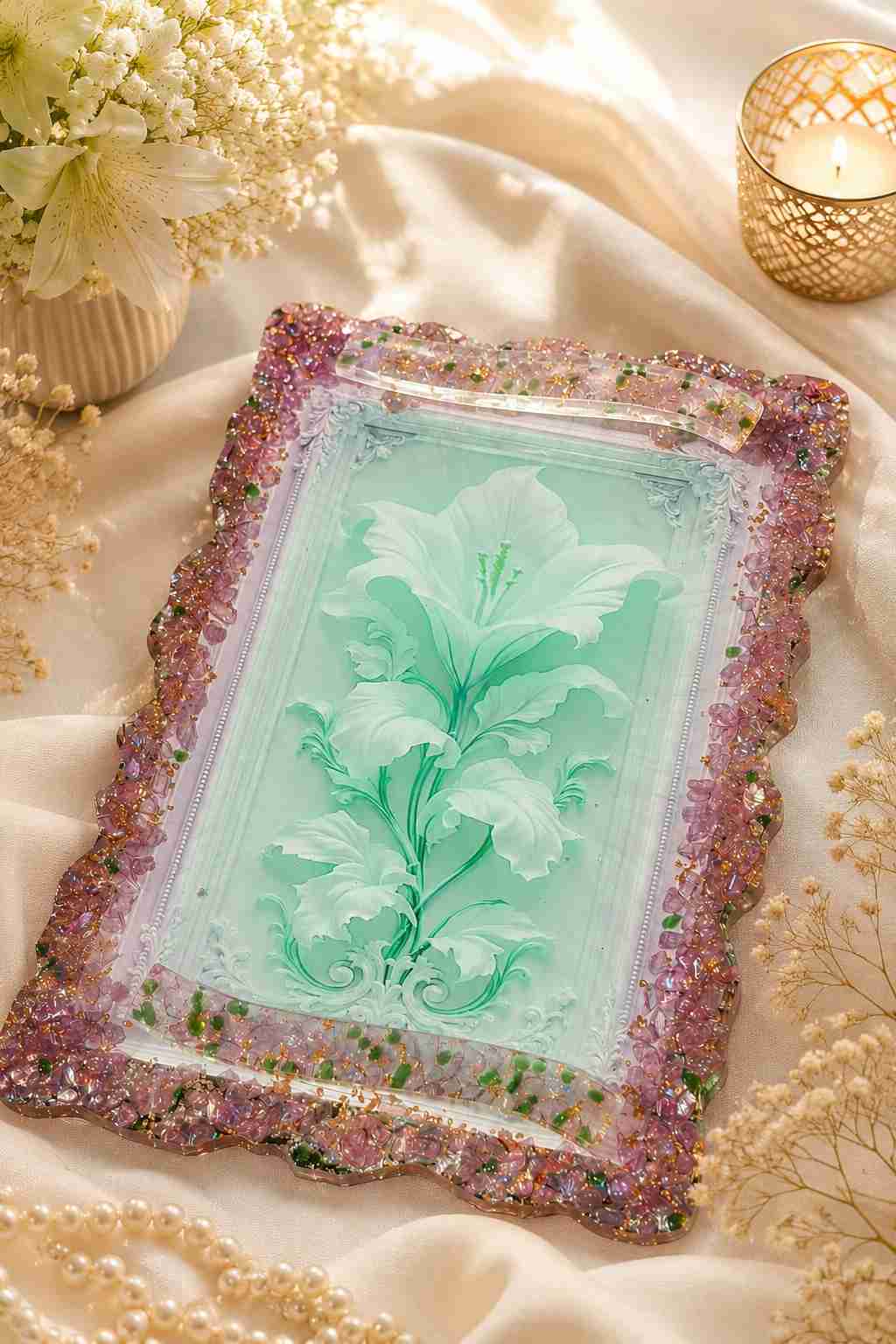 Luxury Handmade Resin Tray