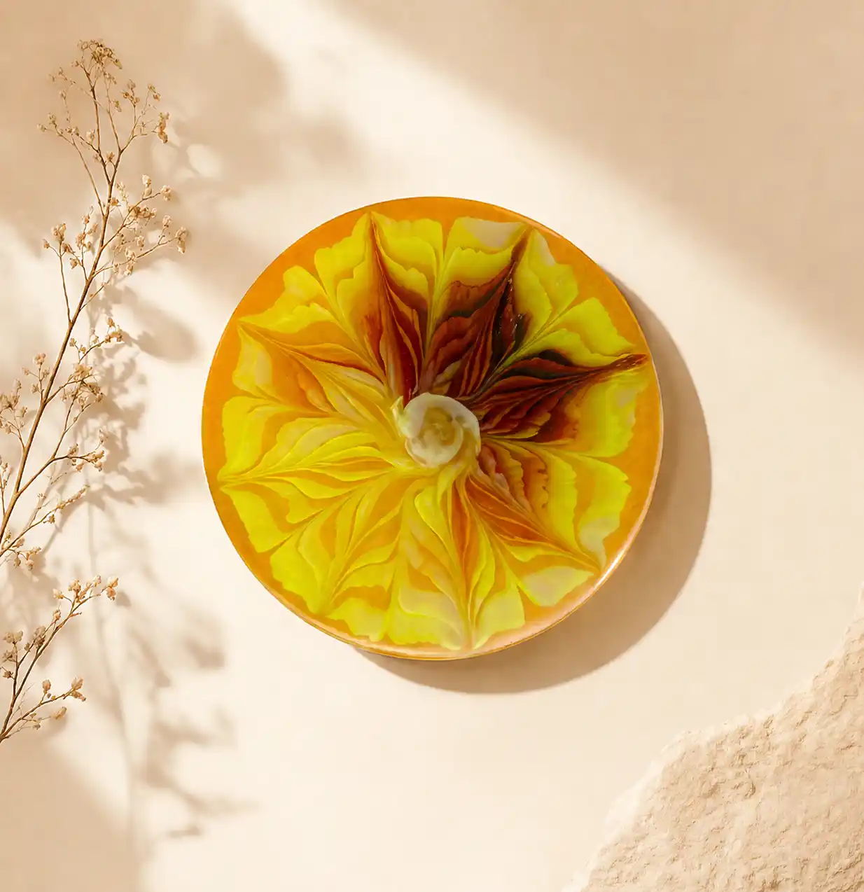 Resin Luxury Tea Coaster (6 Pcs)