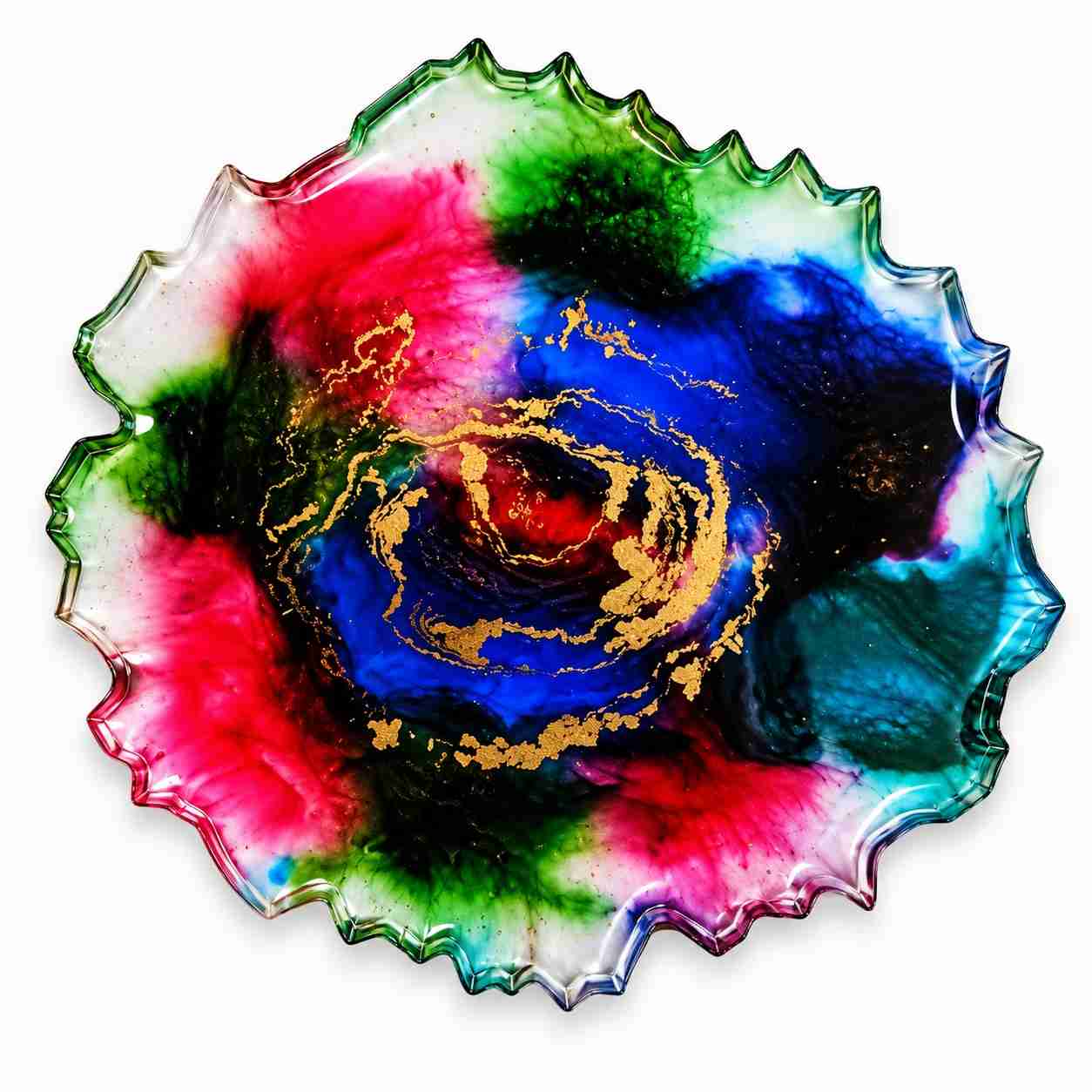 Resin Luxury Tea Coaster (6 Pcs)