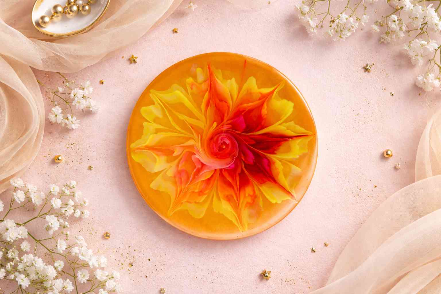 Resin Luxury Tea Coaster (6 Pcs)