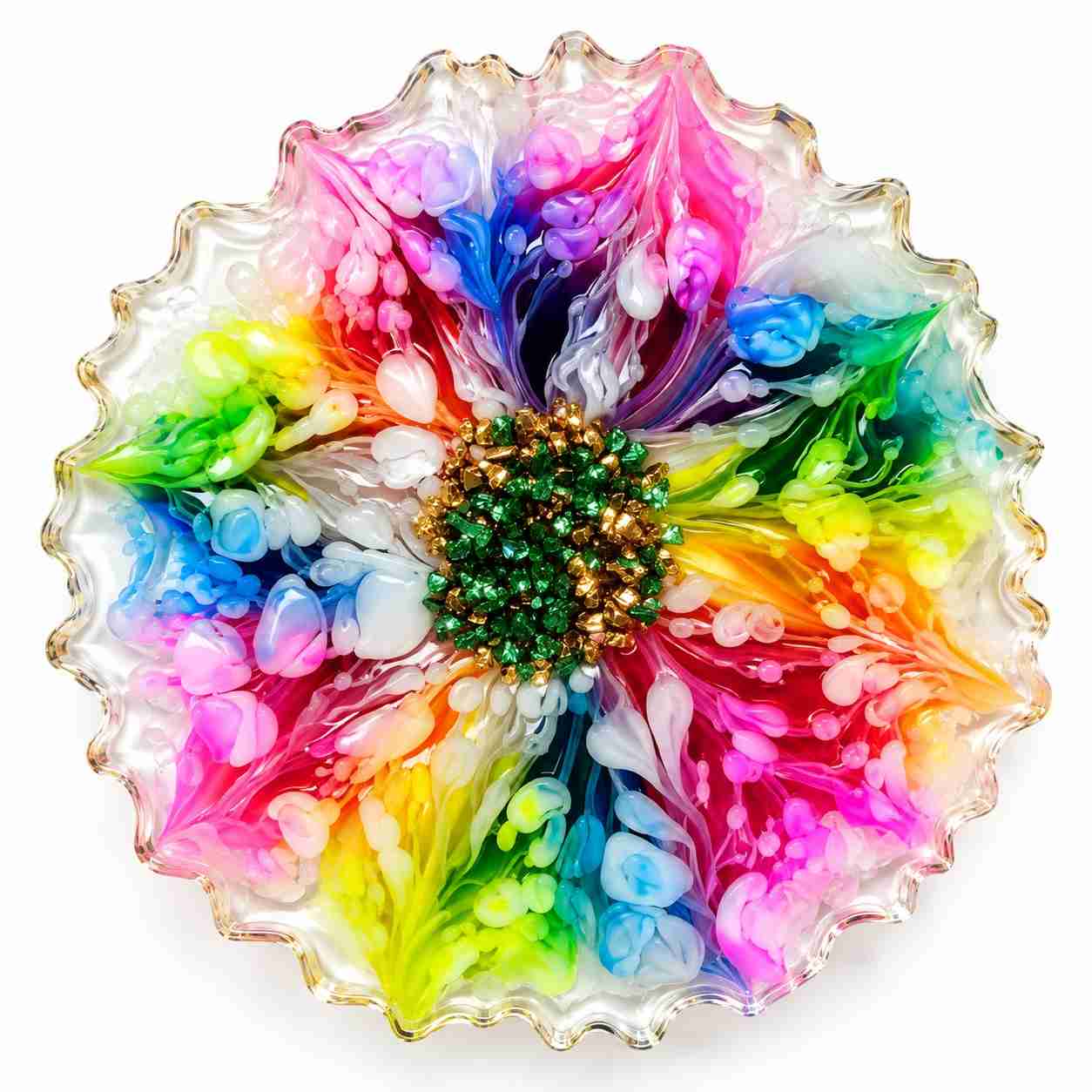 Resin Luxury Tea Coaster (6 Pcs)