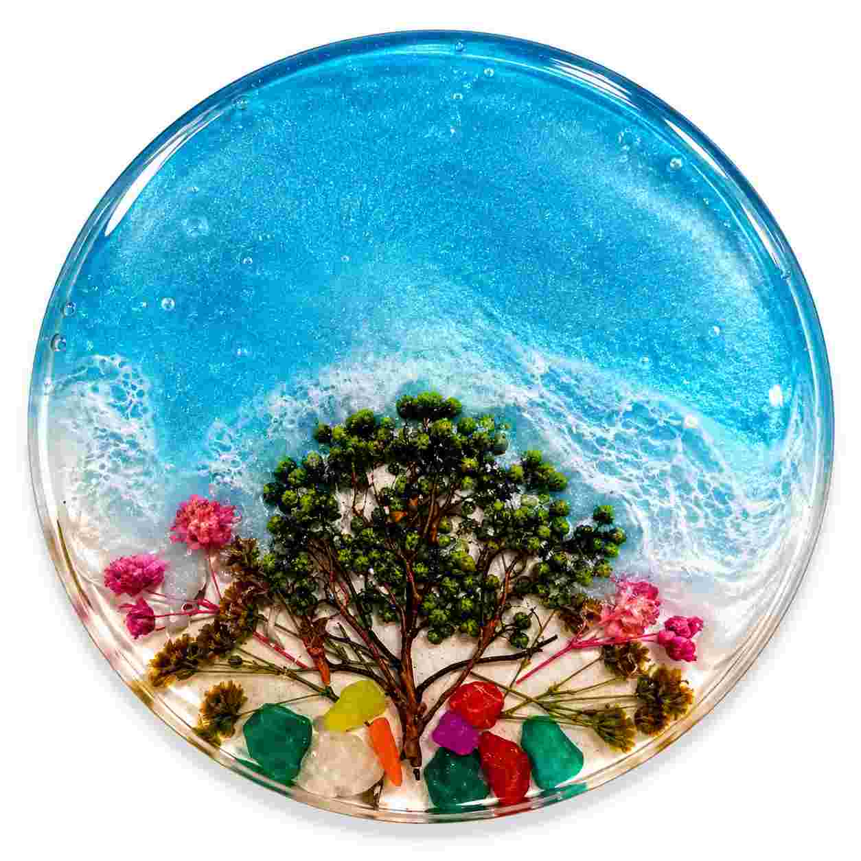 Resin Luxury Tea Coaster (6 Pcs)