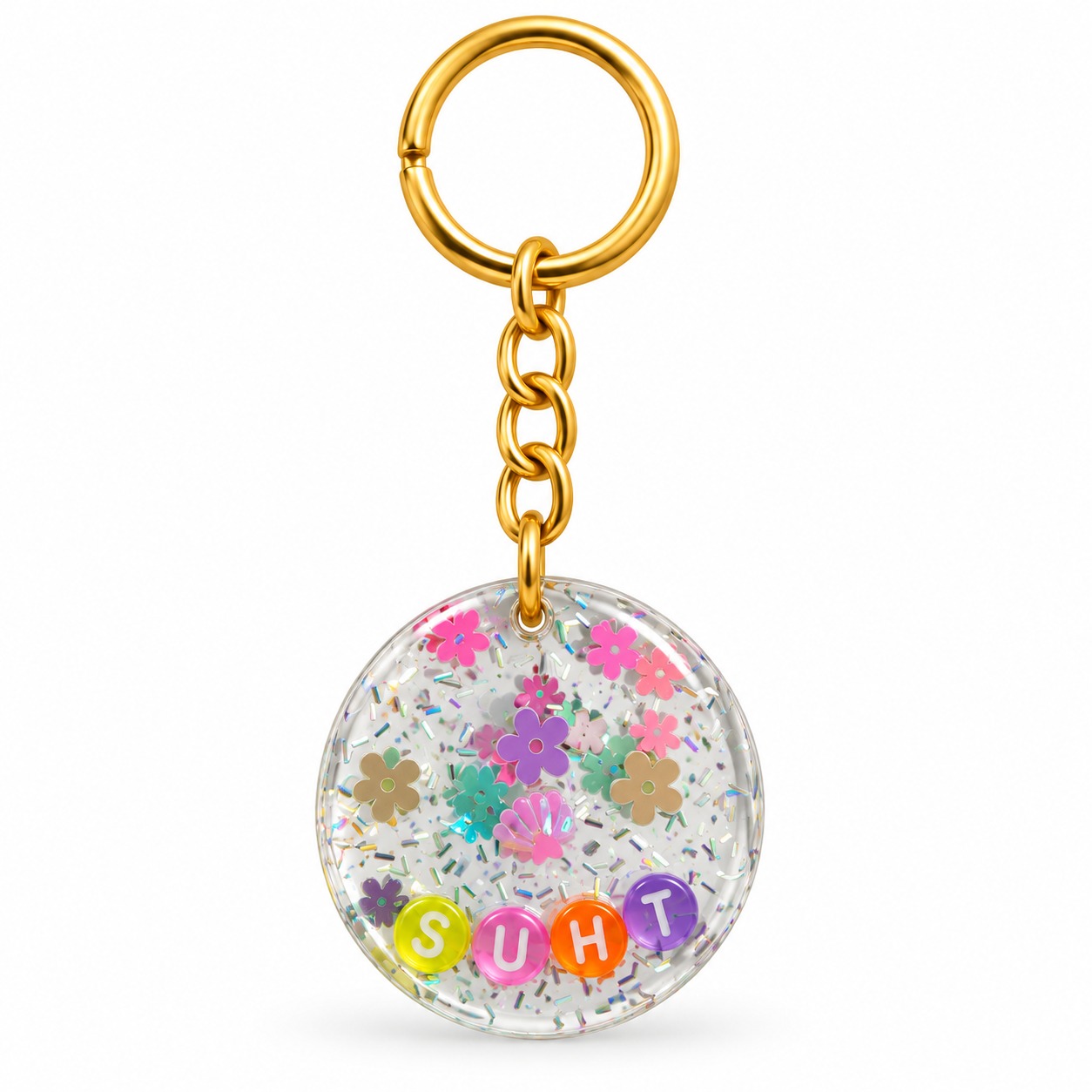 Resin Luxury Keychain