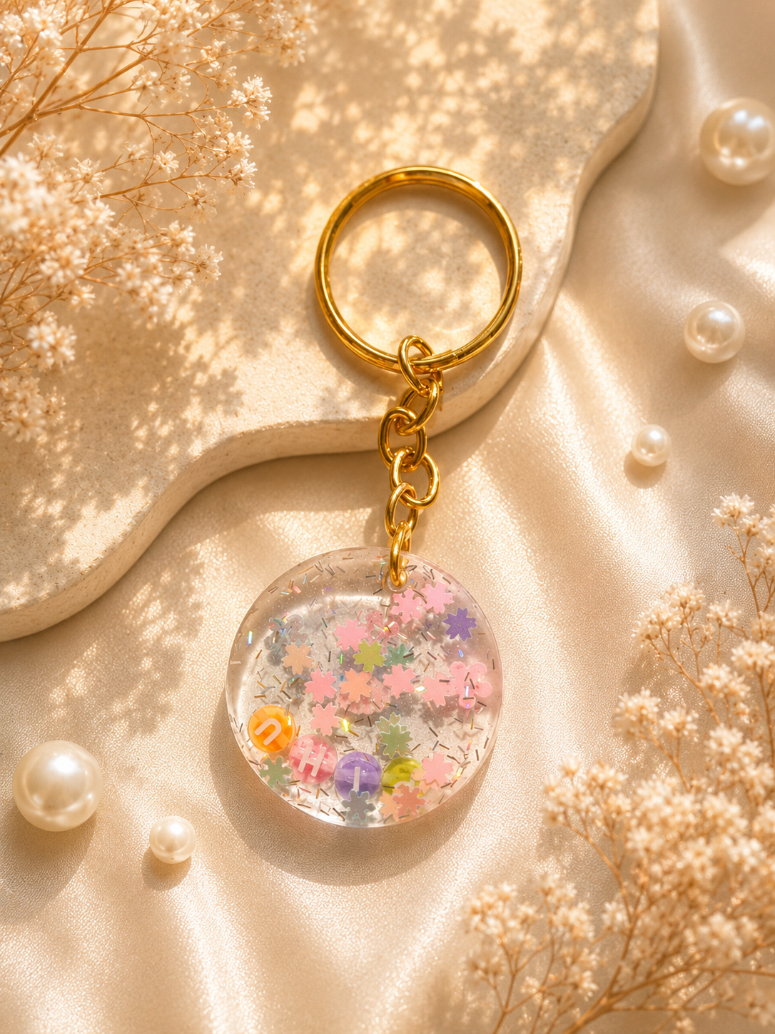 Resin Luxury Keychain